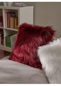 Nanuk Bordeaux 45x45 cm - Tapis poil court design moderne pour salon