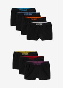 Boxershorts med mjuk bomull (7-pack) - svart - storlek 140/146 - bonprix