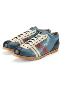 Zeha Lederschuh Liga Profilsohle Azur-Blau 39