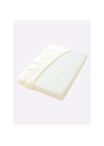 Irisette, Spannbettlaken, ecru, Frottee, 75% Baumwolle, 25% Polyester, B/L: 200 cm -1 Stk., ecru