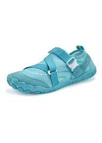 Venice Beach, Damen, Badeschuh Aquaschuh, Slipper, Wasserschuh mit Klettverschluss VEGAN, t&uuml;rkis, 39, t&uuml;rkis, Atmungsaktive Badeschuhe aus 