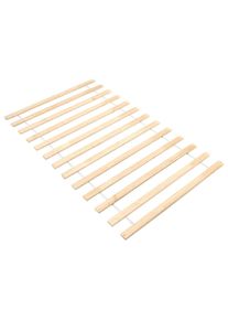 Rollrost, Naturfarben, Holz, Fichte, massiv, 120x200 cm, Schlafzimmer, Lattenroste, Rollroste
