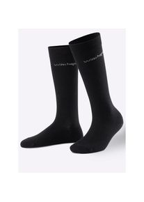 w&auml;schepur w&auml;schepur, Damen, Kniestr&uuml;mpfe 4 Stk. tlg., schwarz, 3, schwarz, mit 53% Wolle