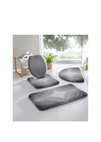 Kleine Wolke, Badematte, silbergrau, rechteckig (50 cm x 90 cm ) - 1 Stk., silbergrau