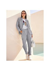 Heine, Damen, Hosenanzug, steingrau-meliert, Normalgr&ouml;&szlig;en, 40 -Normalgr&ouml;&szlig;en, steingrau-meliert, modischer Hosenanzug