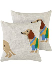 Beliani, Dekokissen, Battal (45 x 45 cm)