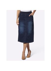Inspirationen, Damen, Jeansrock, dark blue, 38, dark blue, Baumwoll-Qualit&auml;t