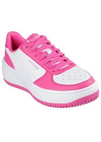 Skechers, Damen, Sneaker &raquo;GRAND 92-STEADY WINNING&laquo; , Retro Sneaker, Plateausneaker mit markanter Laufsohle, wei&szlig;-pink, 35, Modische Sneaker mit 