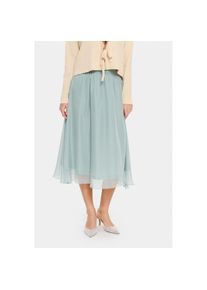 Saint Tropez, Damen, Midirock &raquo;CoralSZ Skirt&laquo; aus Chiffon, Blue Surf, XXL (44), Blue Surf, Langer Rock von Saint Tropez