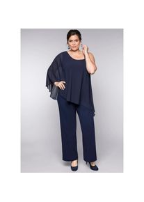 sheego, Damen, Jumpsuit, marine, Normalgr&ouml;&szlig;en, 54 -Normalgr&ouml;&szlig;en, marine,