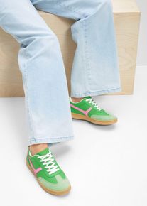 Sneakers in retrolook - groen - maat 39 - vegan - bonprix