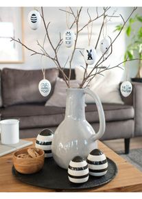 Decoratieve paaseieren (set van 3) - zwart - maat Onesize - bonprix