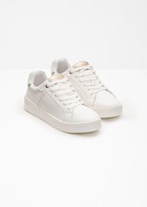 Sneakers met gewatteerde binnenzool - wit - maat 37 - bonprix