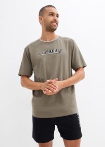 Shortama met zacht katoen - groen - maat 52/54 (L) - met katoen - bonprix