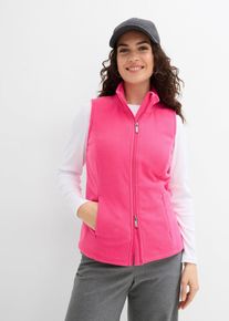 Fleece vest met zakken - pink - maat 44/46 (L) - fleece - bonprix