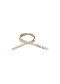 Hugo, Damen, Lederg&uuml;rtel &raquo;Zula Belt 1, 5cm&laquo; Verschluss im Schriftzug, Open Beige 280, Open Beige 280, Lederg&uuml;rtel von Hugo Womenswear