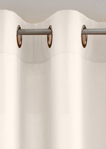 Gordijnen van microvezel (2 stuks) - beige - maat 265x140 cm - microvezel - bonprix