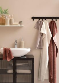 Badkamer accessoireset (4-dlg. set) - beige - maat 13 cm - bonprix