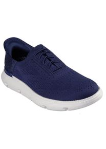 Skechers, Herren, Slip-On Sneaker &raquo;GARZA-PALMA&laquo; , Budapester, Slipper, Business Schuh in veganer Verarbeitung, navy, 40, navy, Skechers Slipper mit 
