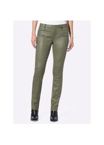 Heine, Damen, R&ouml;hrenhose, khaki, Normalgr&ouml;&szlig;en, 38 - Normalgr&ouml;&szlig;en, khaki, Figurbetonte R&ouml;hre
