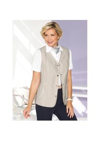 CLASSIC, Damen, Kurzweste, naturstein, 38, naturstein, weiche Microfaser-Qualit&auml;t