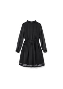 Tchibo - Kinder-Chiffonkleid - M&auml;dchen - Gr. 134/140 - schwarz