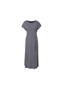Tchibo - Bedrucktes Jerseykleid - Damen - Gr. XL - dunkelblau/print