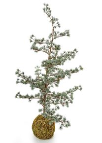 Kunst-Weihnachtsbaum Zeder mit Ballen, gr&uuml;n, Gr&ouml;&szlig;e 115 cm, bonprix