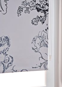 Verdunkelungsrollo mit Druck, beige, Gr&ouml;&szlig;e 150x90 cm, bonprix