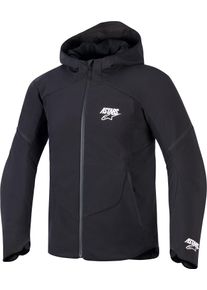 Alpinestars Aeroshell WP, textile jacket waterproof , color: Black/Black , size: L