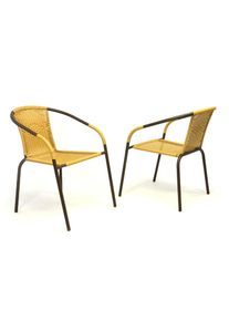 Vcm Gartenstuhl &raquo;2er Set Bistrostuhl Balkon Gartenstuhl&laquo; ()