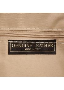 CLUTY Abendtasche echt Leder, Made in Italy