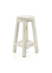 Vcm Gartenstuhl &raquo;Vintage Hocker wei&szlig;&laquo; ()