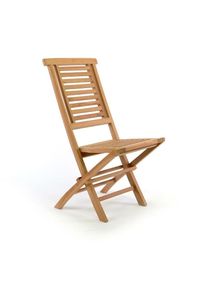 Vcm Gartenstuhl &raquo;Gartenstuhl Hochlehner Klappstuhl Holz Teak&laquo; () 1 Stk.