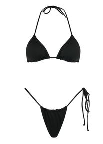 Acuarela Brand Damer Bikini 'Rio Triangle Bikini Set' sort St&oslash;rrelse S