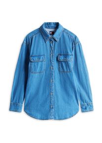 Tommy Jeans Kvinnor Blus bl&aring; denim Storlek M