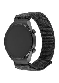Fixed Nylon rem til Smartwatch Universal 22 mm Gr&aring; (22 mm, Nylon), Uhrenarmband, Grau