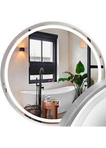 Tutumi - Zrkadlo LED 60cm MMJ BRUSH SILVER HOM-06505