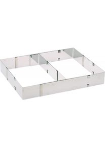 Westmark Kuchen- /Pizzarahmen, Backform, Silber