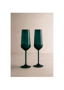Hermia Rectos Champagne Glass Set 2 Pieces, Weingl&auml;ser