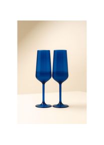 Hermia Rectos Champagne Glass Set 2 Pieces, Weingl&auml;ser