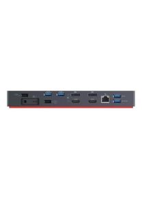 Lenovo Thunderbolt 3 Workstation Dock - 2x HDMI - 2x DP - 1GBE