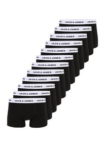 Jack & Jones JACK & JONES, M&aelig;nd, Boksershorts 'JACSOLID', Sort / Hvid, St&oslash;rrelse XS