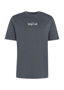 adidas Sportswear Funkčn&eacute; tričko 'Coffee Cafe Donut Box' Muži ga&scaron;tanov&aacute; / antracitov&aacute; / petrolejov&aacute; / biela XS