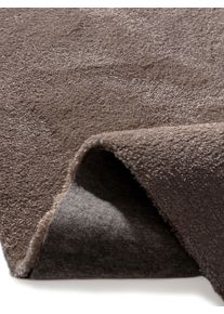 benuta Nest Vaskbart langh&aring;ret teppe Melvin Taupe 200x200 cm Uni