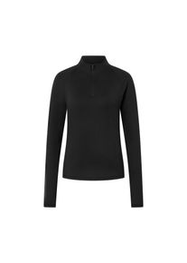 Tchibo - Koszulka sportowa Half Zip - dla pań - rozmiar XL 48/50 - kolor: czarny