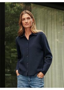 Basler - Strickjacke, blau, Gr. 36, Schurwolle