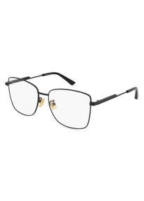 Bottega Veneta BV1238O okulary unisex | Oprawka: Pełnoramkowe, Kwadratowe, Czarny