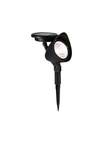 Paulmann LED Gartenstrahler &raquo;Solar Spot Solena IP44 3000K 2lm Schwarz&laquo; 1 Stk. Warmwei&szlig;