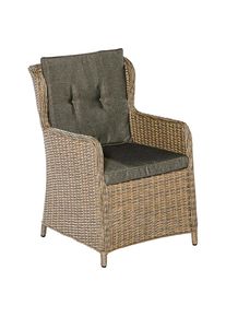 Merxx Gartensessel &raquo;Ostiano&laquo; Set, 2, 2 Stk. tlg. grau